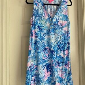 Lilly Pulitzer Essie Dress Saltwater Blue Shade